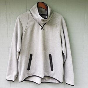 Champion Victory Fleece Grey Funnel Neck Top Sweater with Zip Pockets